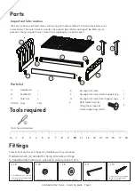 Preview for 3 page of feather&black Hambledon Bed Frame Double Quick Start Manual