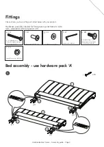 Preview for 4 page of feather&black Hambledon Bed Frame Double Quick Start Manual