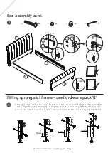 Preview for 5 page of feather&black Hambledon Bed Frame Double Quick Start Manual