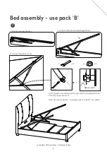 Preview for 10 page of feather&black Lymington Ottoman Bed Double Quick Start Manual