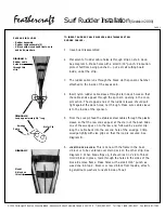 Preview for 1 page of Feathercraft Sealskin 2000 Installation