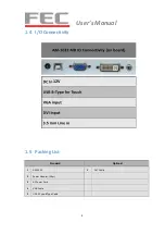 Preview for 10 page of FEC AM-1022 Series User Manual