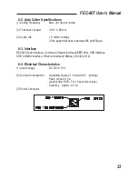 Предварительный просмотр 24 страницы FEC FEC-80T User Manual