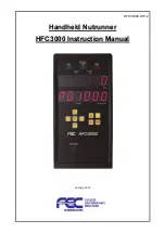 Предварительный просмотр 1 страницы FEC Handheld Nutrunner HFC3000 Instruction Manual