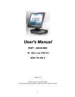 Preview for 1 page of FEC RP-3500D User Manual