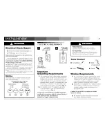 Preview for 3 page of Fedders 23-23-0321N-005 s Installation & Operation Manual