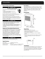 Preview for 2 page of Fedders 23-23-0466N-001 Installation, Operation & Maintenance Instructions Manual