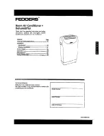 Fedders AEP09D2B Operating Instructions Manual предпросмотр