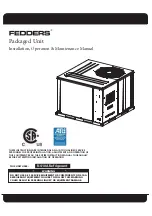 Fedders APCE1324A1A Installation, Operation & Maintenance Manual preview