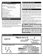 Предварительный просмотр 2 страницы Fedders C1018BBD Installation, Operation And Maintenance Manual