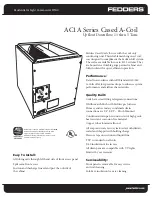 Fedders Cased A-Coil AC1A Series Specifications preview