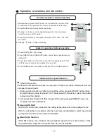 Preview for 5 page of Fedders Ductless Split Remote Control Operating Instructions Manual