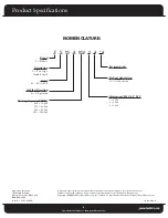 Preview for 5 page of Fedders FV95A Series Specifications