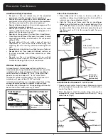 Preview for 3 page of Fedders Room Air Conditioner Installation Instructions Manual