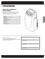 Fedders Room Air Conditioner Operating Instructions Manual preview