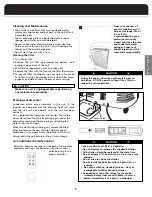 Предварительный просмотр 9 страницы Fedders Room Air Conditioner Operating Instructions Manual