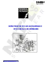 FEDERAL PIONEER 100H3 Instructions For The Care And Maintenance preview