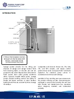 Предварительный просмотр 2 страницы Federal Pump BGP Series Installation, Operation & Maintenance Manual