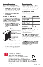 Preview for 4 page of Federal Signal Corporation 350 Installation And Maintenance Instructions Manual