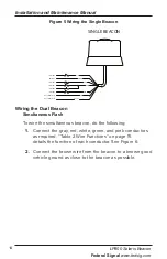 Предварительный просмотр 14 страницы Federal Signal Corporation 9151916-01 Installation And Maintenance Manual