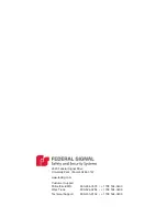 Preview for 28 page of Federal Signal Corporation Allegiant ALGT61 Installation Maintenance And Service Manual