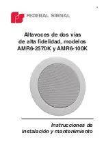 Preview for 13 page of Federal Signal Corporation AMR6-100K Installation And Maintenance Instructions Manual