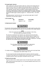 Preview for 5 page of Federal Signal Corporation Atkinson Dynamics AD-26 Installation And Maintenance Manual