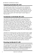 Preview for 6 page of Federal Signal Corporation AV1-LED Installation And Maintenance Manual