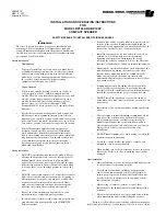 Preview for 1 page of Federal Signal Corporation BP100 Installation And Operating Instructions