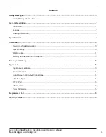 Preview for 3 page of Federal Signal Corporation C Series Description, Specifications, Installation, And Operation Manual