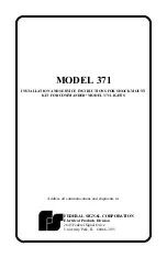 Preview for 11 page of Federal Signal Corporation COMMANDER 371 Instruction Sheet