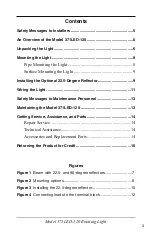 Preview for 3 page of Federal Signal Corporation Commander 371LED-120 Installation And Maintenance Manual