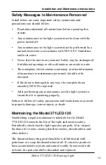 Preview for 13 page of Federal Signal Corporation Commander 371LED-120 Installation And Maintenance Manual