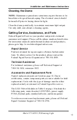 Preview for 13 page of Federal Signal Corporation Commander 371LED-120A Installation And Maintenance Manual