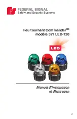 Preview for 17 page of Federal Signal Corporation Commander 371LED-120A Installation And Maintenance Manual