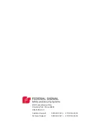 Preview for 24 page of Federal Signal Corporation CommCenter D1 Series Installation And Maintenance Manual