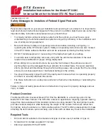 Federal Signal Corporation DTX Series Installation Instructions preview