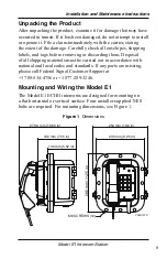 Предварительный просмотр 9 страницы Federal Signal Corporation E1 Installation And Maintenance Instructions Manual