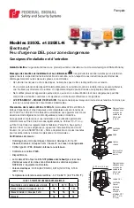 Preview for 5 page of Federal Signal Corporation Electraray 225XL Installation And Maintenance Instructions Manual