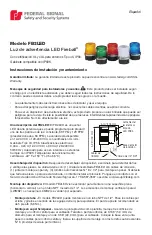 Preview for 3 page of Federal Signal Corporation Fireball FB2LED Installation And Maintenance Instructions Manual