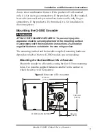 Preview for 9 page of Federal Signal Corporation G-SND-MV-D Installation And Maintenance Instructions Manual