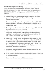 Preview for 13 page of Federal Signal Corporation Global G-STR Series Installation And Maintenance Instructions Manual