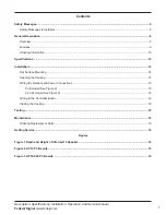 Preview for 3 page of Federal Signal Corporation I-IP15X Series Description, Specifications, Installation, Operation, And Service Manual