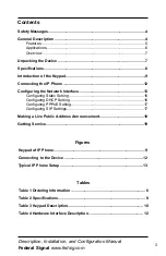 Preview for 3 page of Federal Signal Corporation I-IPTEL1 Manual