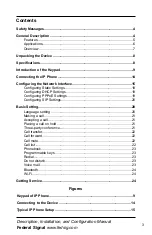 Preview for 3 page of Federal Signal Corporation I-IPTEL1 Technical Description, Installation And Configuration