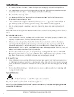 Preview for 6 page of Federal Signal Corporation Informer-IP Wall Mount B Series Description, Specifications, Installation, And Operation Manual