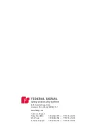 Preview for 44 page of Federal Signal Corporation Integrity Series Installation Maintenance And Service Manual