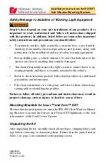 Federal Signal Corporation IPX-SW1 Installation Instructions preview