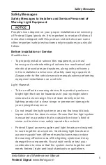 Preview for 5 page of Federal Signal Corporation IPX6 IMPAXX Installation And Maintenance Manual