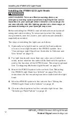 Preview for 12 page of Federal Signal Corporation IPX6 IMPAXX Installation And Maintenance Manual